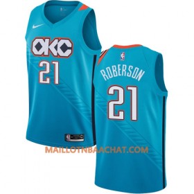 Maillot NBA Oklahoma City Thunder Andre Roberson 21 2018-19 Nike City Edition Bleu Swingman - Homme